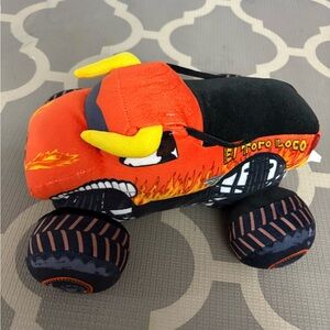 Amazon Monster Truck Plush - Orange and Black